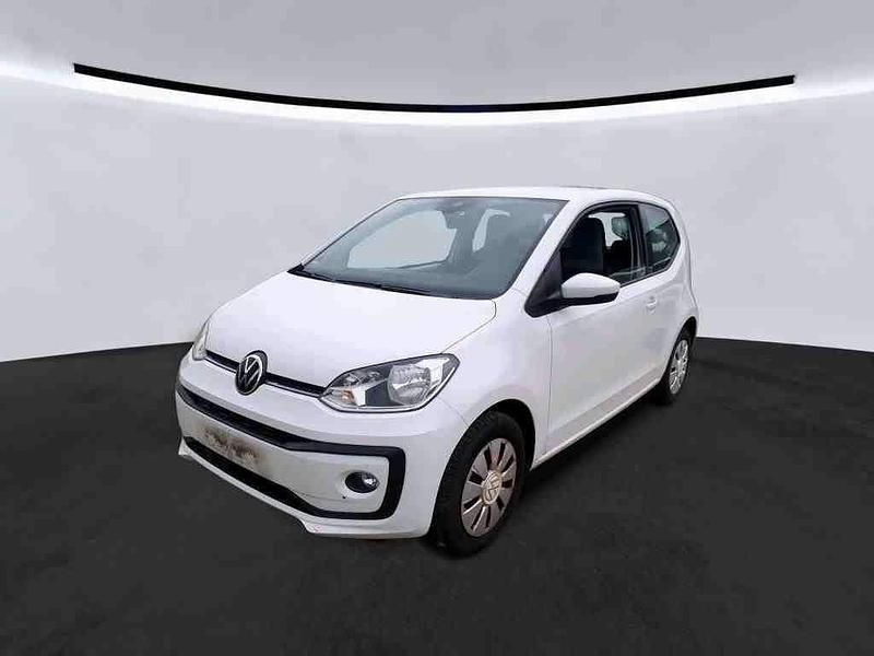 Weiß Gebraucht 2021 VW up! move up! Kleinwagen | 8.890 € (Guter Preis) - Bild 1/4