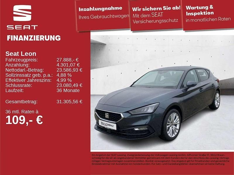 Grau Neu 2025 Seat Leon Style Limousine | 27.888 € (Guter Preis) - Bild 1/4