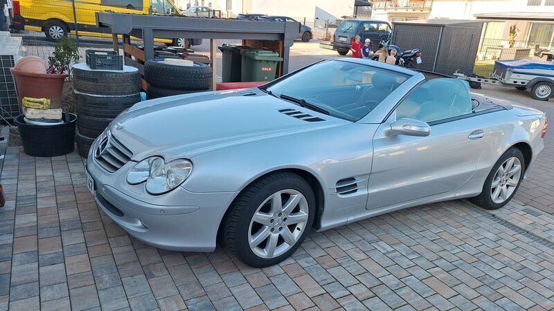 Silber Gebraucht 2006 Mercedes SL350 Cabrio | 19.555 € - Bild 1/4