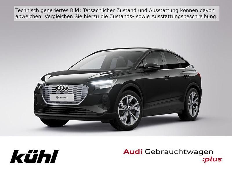 Schwarz Gebraucht 2025 Audi Q4 Sportback e-tron Sport SUV | 47.690 € - Bild 1/3