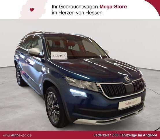 Lavablau metallic Gebraucht 2020 Skoda Kodiaq SUV | 28.990 € (Guter Preis) - Bild 1/4