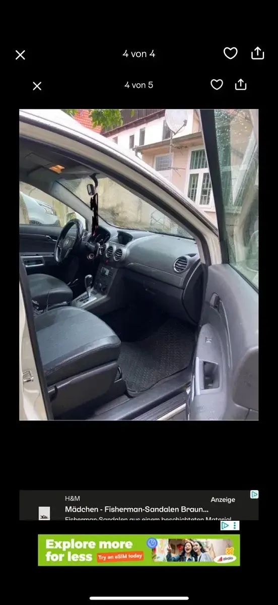 Occasion Opel Antara 150 ch (110 kW) 2010 Blanc SUV