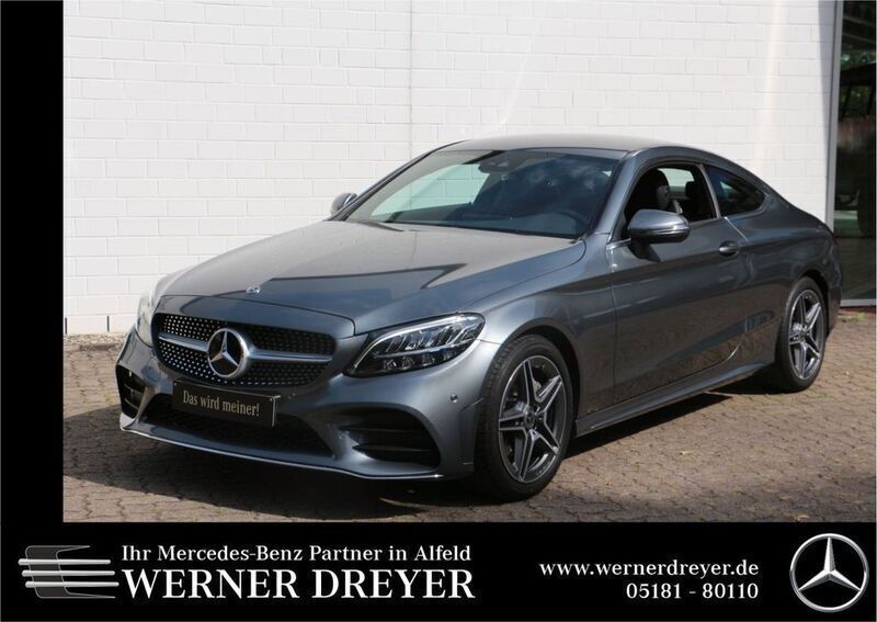 Grau metallic Gebraucht 2020 Mercedes C200 AMG Coupé | 38.900 € (Teuer) - Bild 1/4