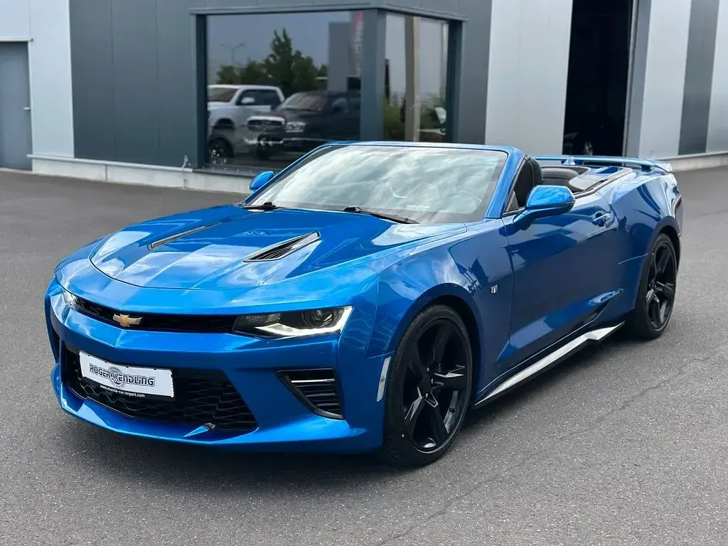 Gebraucht Chevrolet Camaro 453 PS (333 kW) 2018 Blau Cabrio