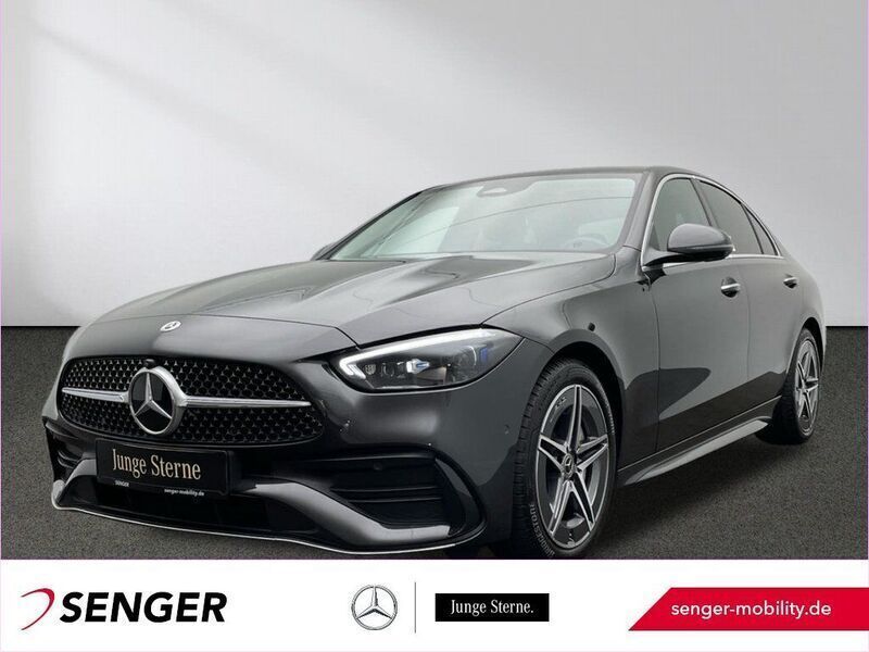 Grau Gebraucht 2024 Mercedes C220 AMG Limousine | 44.650 € (Teuer) - Bild 1/4