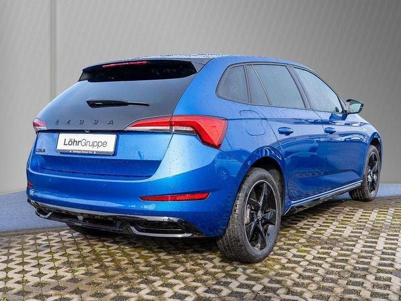 Gebraucht Skoda Scala Monte Carlo 150 PS (110 kW) 2022 Raceblau metallic Kleinwagen