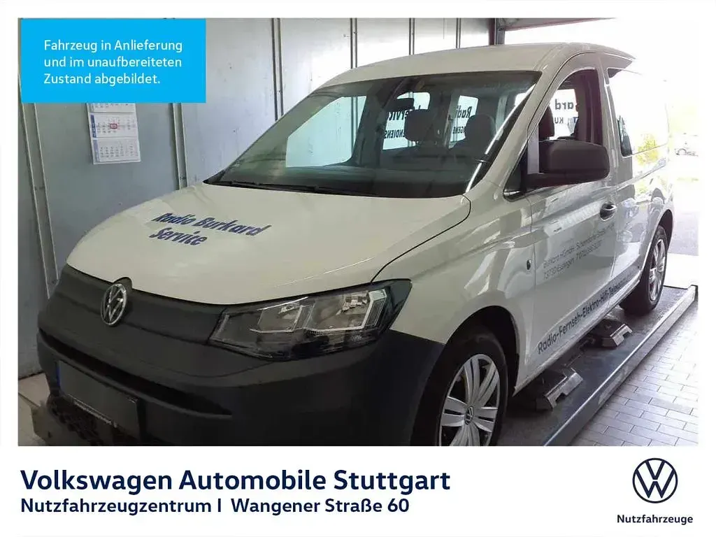Gebraucht VW Caddy 75 PS (55 kW) 2021 Weiß Van / Kleinbus