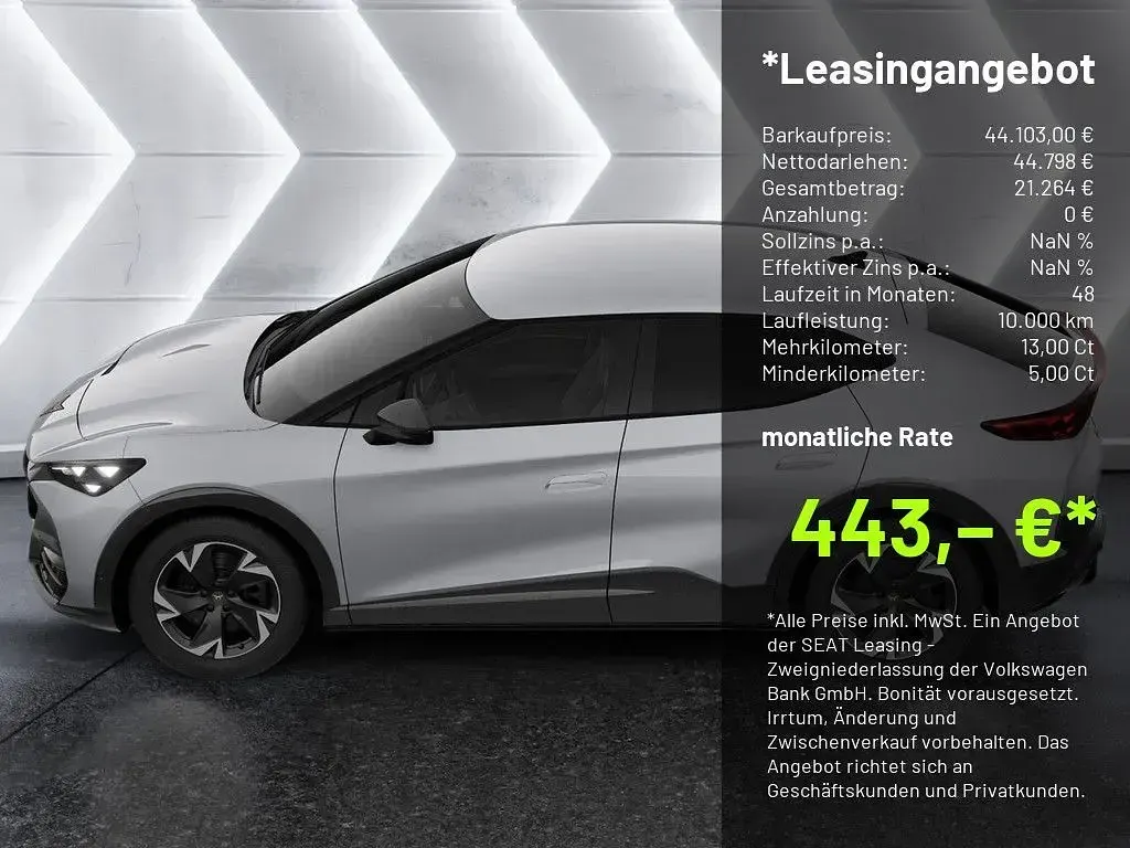 Neu Cupra Tavascan Endurance 210 kW (286 PS) 2026 Silber SUV