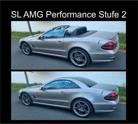 Silber Gebraucht 2006 Mercedes SL55 AMG AMG Cabrio | 75.000 € - Bild 1/4