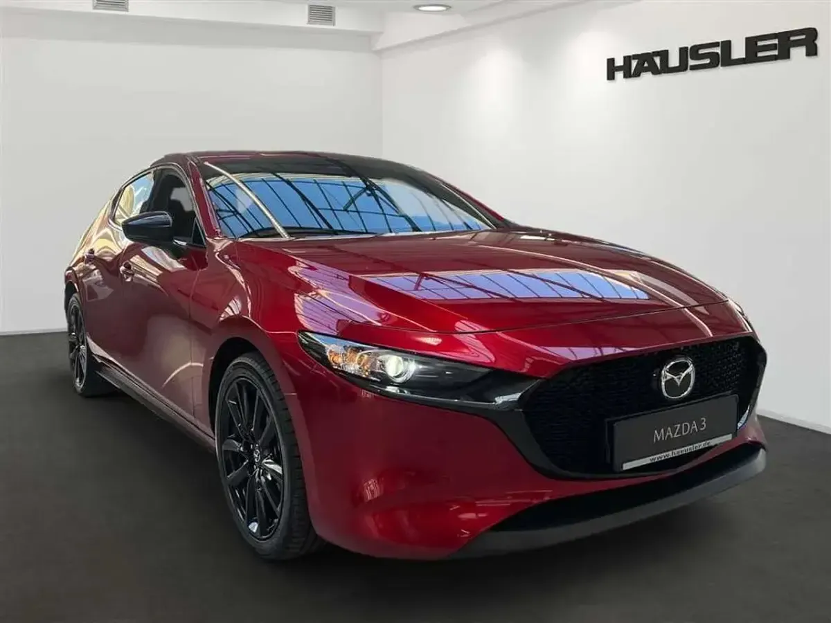 Neu Mazda 3 Nagisa 140 PS (102 kW) 2025 Soul red crystal Limousine