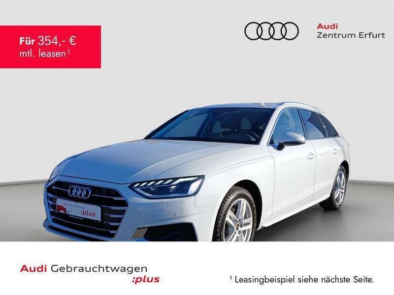 Gletscherweiß metallic Gebraucht 2024 Audi A4 Advanced Plus Kombi | 39.370 € (Teuer) - Bild 1/3