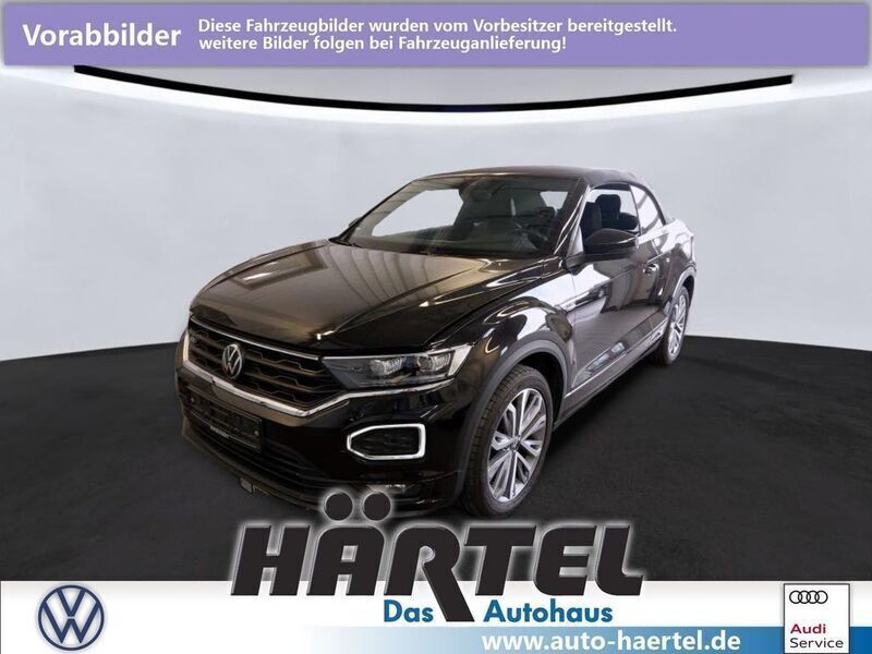 Deep black perleffekt, pearl effect Gebraucht 2020 VW T-Roc Cabriolet R-line Cabrio | 26.100 € (Fairer Preis) - Bild 1/4