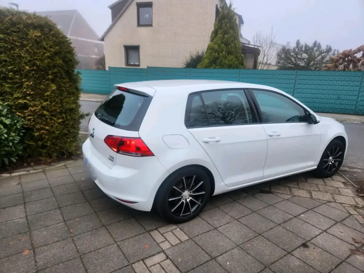 Gebraucht VW Golf VII Highline 84 PS (61 kW) 2014 Weiß Kleinwagen