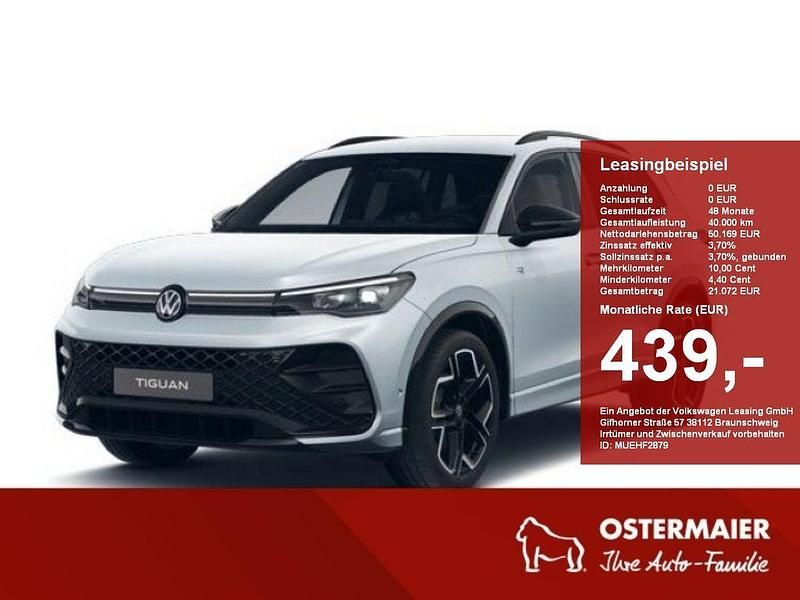 Oyster silver Neu 2026 VW Tiguan R-line SUV | 55.679 € - Bild 1/4
