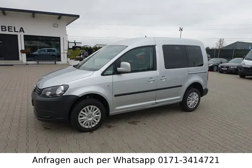 Second-hand VW Caddy Team 110 CP (80 kW) 2015 Argintiu Monovolum