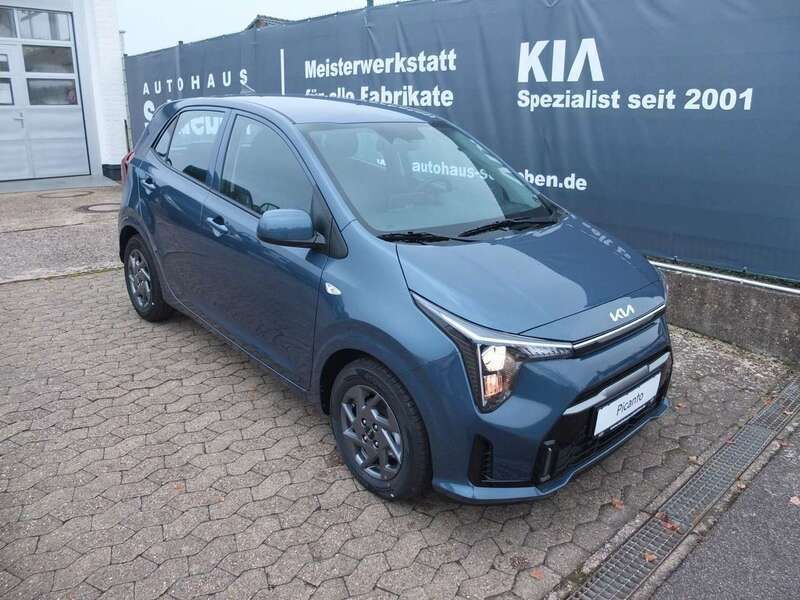 Gebraucht Kia Picanto Vision 63 PS (46 kW) 2024 Smoke blau metallic Kleinwagen