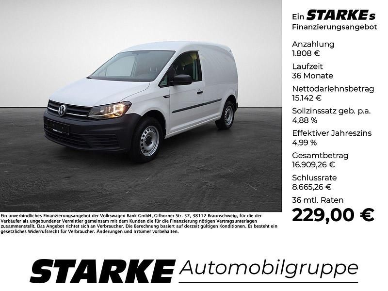 Weiß Gebraucht 2017 VW Caddy Van / Kleinbus | 16.750 € (Teuer) - Bild 1/4
