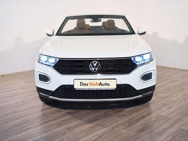 Gebraucht VW T-Roc Cabriolet Style 150 PS (110 kW) 2021 Weiß Cabrio