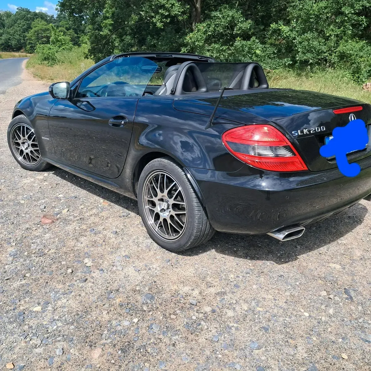 Gebraucht Mercedes SLK200 184 PS (135 kW) 2010 Schwarz Cabrio