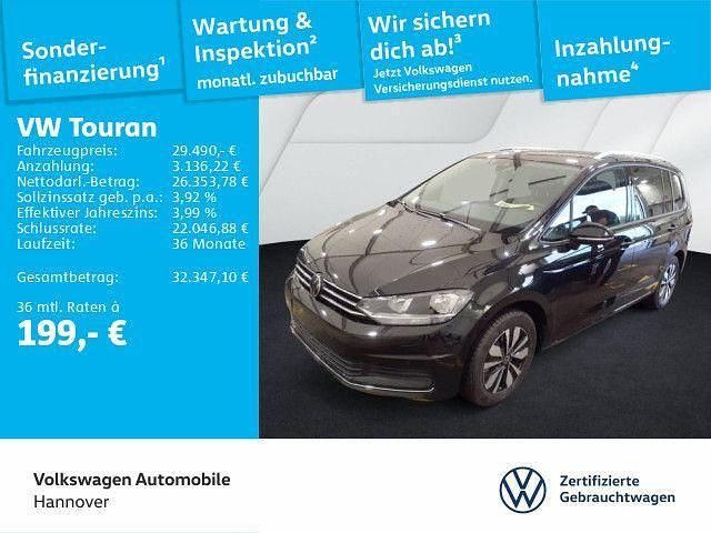 Schwarz Gebraucht 2025 VW Touran Goal Van / Kleinbus | 29.490 € (Guter Preis) - Bild 1/3