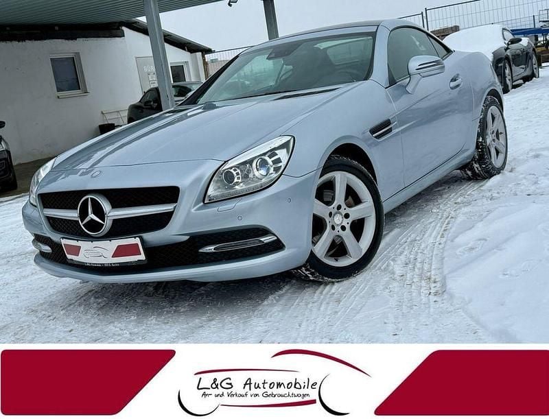 Silber Gebraucht 2014 Mercedes SLK200 Cabrio | 17.890 € (Guter Preis) - Bild 1/4