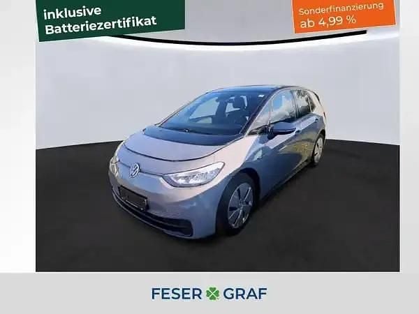 Mondsteingrau schwarz Gebraucht 2021 VW ID.3 Pure Kleinwagen | 17.480 € (Fairer Preis) - Bild 1/4