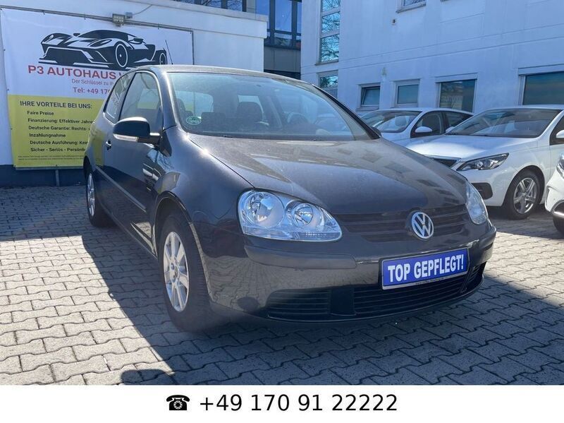 Schwarz Gebraucht 2007 VW Golf V Trendline Limousine | 4.990 € (Etwas zu teuer) - Bild 1/4