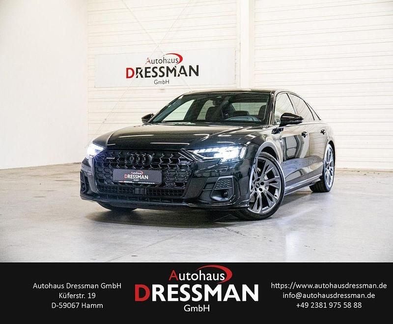 Mythosschwarz metallic Gebraucht 2024 Audi A8 Sport Limousine | 64.920 € (Superpreis) - Bild 1/4