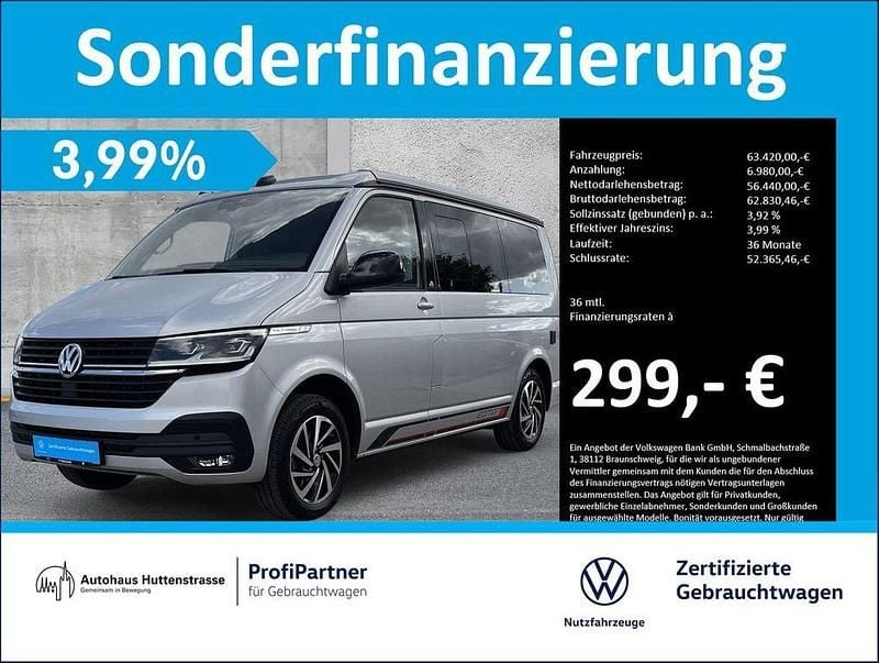 Silber Gebraucht 2024 VW T6.1 Edition Van | 62.920 € (Teuer) - Bild 1/4