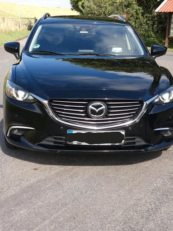 Schwarz Gebraucht 2016 Mazda 6 Sports-Line Kombi | 7.900 € (Fairer Preis) - Bild 1/4