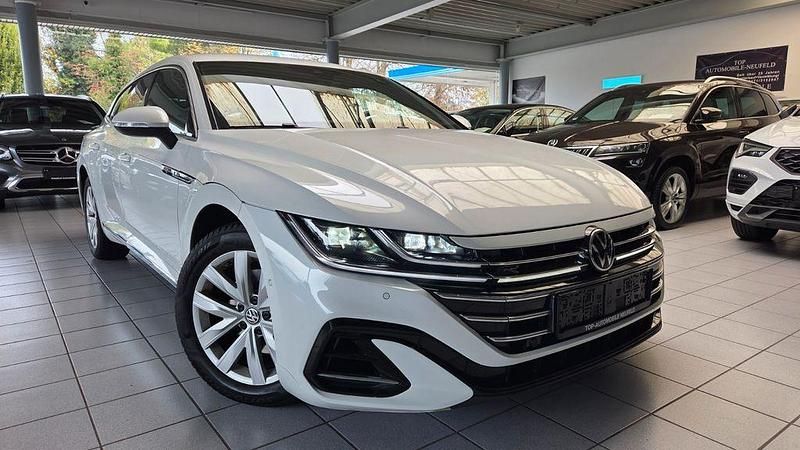 Weiß Gebraucht 2021 VW Arteon R-line Limousine | 23.999 € (Guter Preis) - Bild 1/4