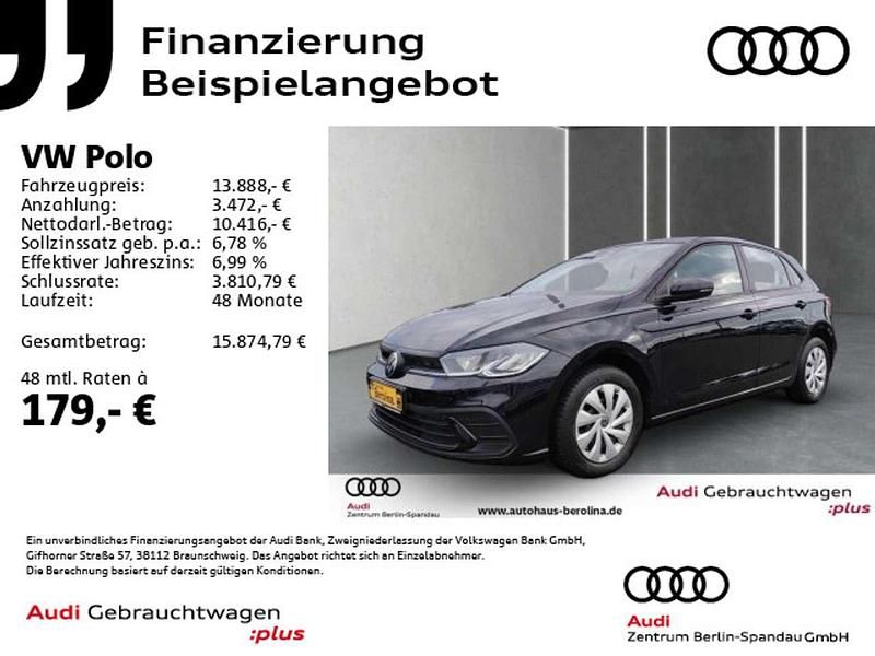 Schwarz Gebraucht 2023 VW Polo Life Kleinwagen | 13.888 € (Guter Preis) - Bild 1/4