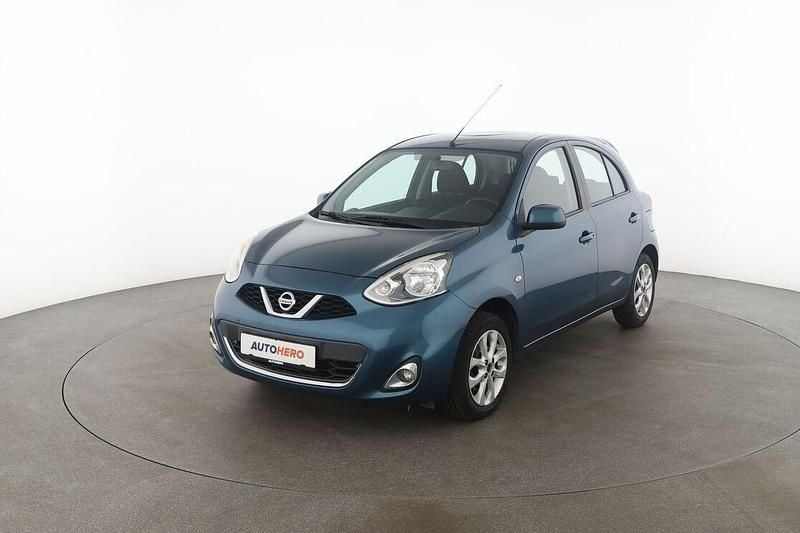 Blau Gebraucht 2016 Nissan Micra Acenta Kleinwagen | 7.330 € (Fairer Preis) - Bild 1/3