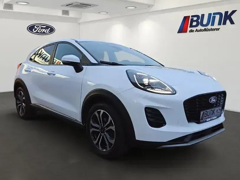 Gebraucht Ford Puma Titanium 125 PS (91 kW) 2024 Frozen white (pn3gz) SUV
