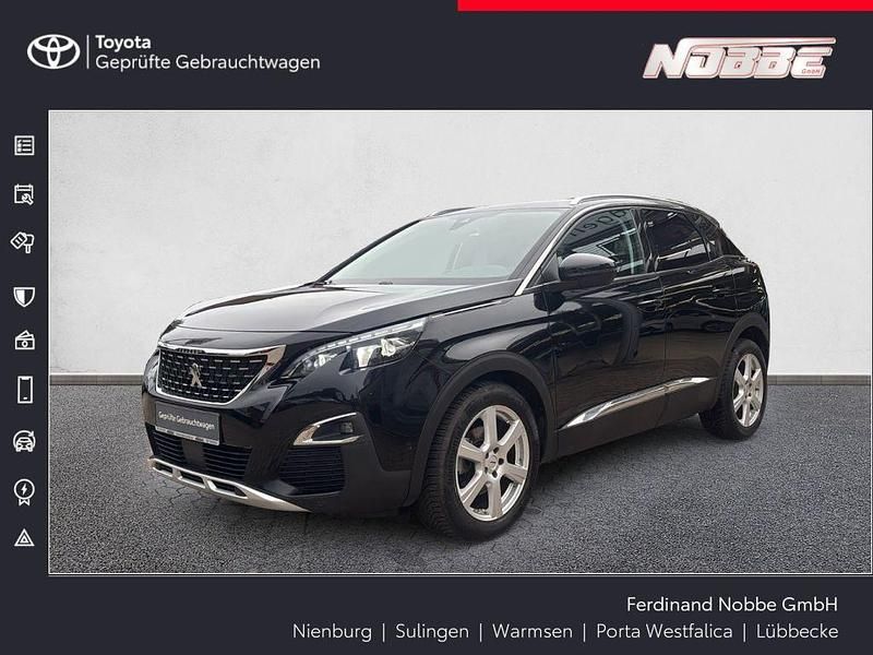 Perla nera schwarz metallic Gebraucht 2019 Peugeot 3008 Allure SUV | 16.790 € (Fairer Preis) - Bild 1/4