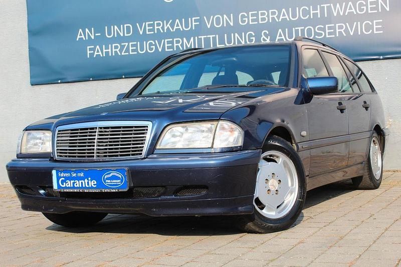 Blau Gebraucht 1999 Mercedes C180 Limousine | 1.490 € (Superpreis) - Bild 1/4