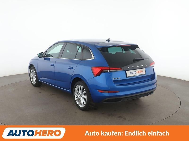 Gebraucht Skoda Scala Ambition 116 PS (85 kW) 2019 Blau Kleinwagen