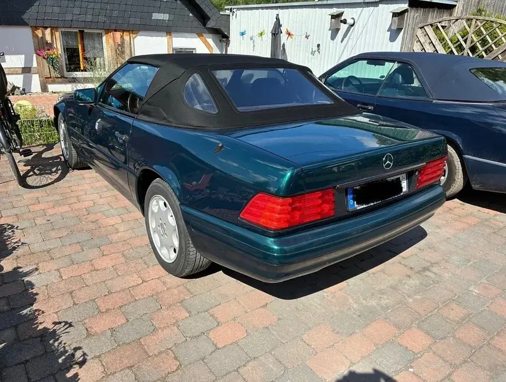 Gebraucht Mercedes SL280 193 PS (141 kW) 1996 Grün Cabrio
