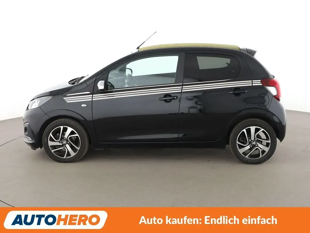 Gebraucht Peugeot 108 Top! Collection 72 PS (52 kW) 2019 Schwarz Kleinwagen