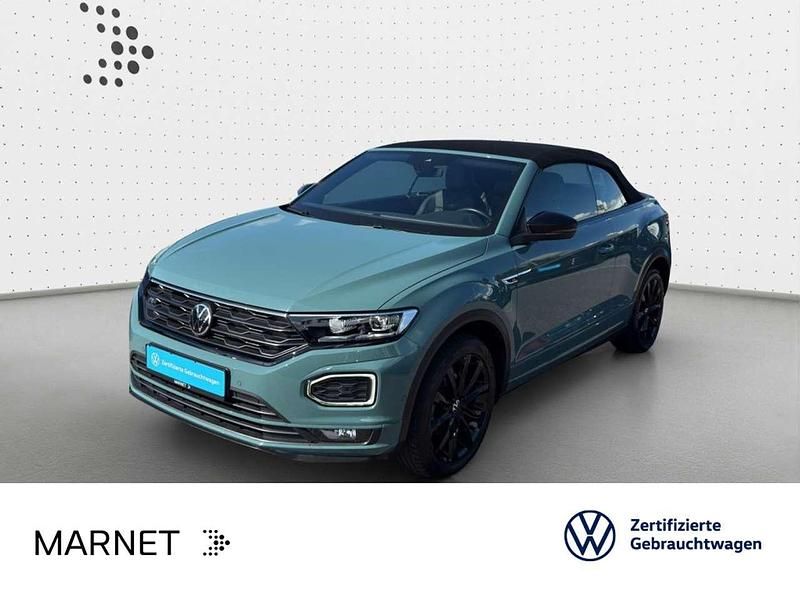 Grün Gebraucht 2021 VW T-Roc Cabriolet Style Cabrio | 27.930 € (Fairer Preis) - Bild 1/3