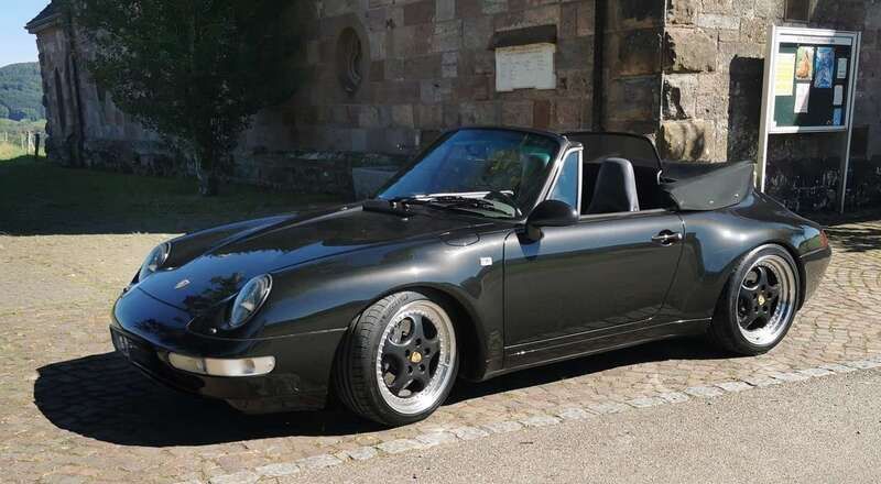 Schwarz Gebraucht 1994 Porsche 993 Cabrio | 69.993 € - Bild 1/4