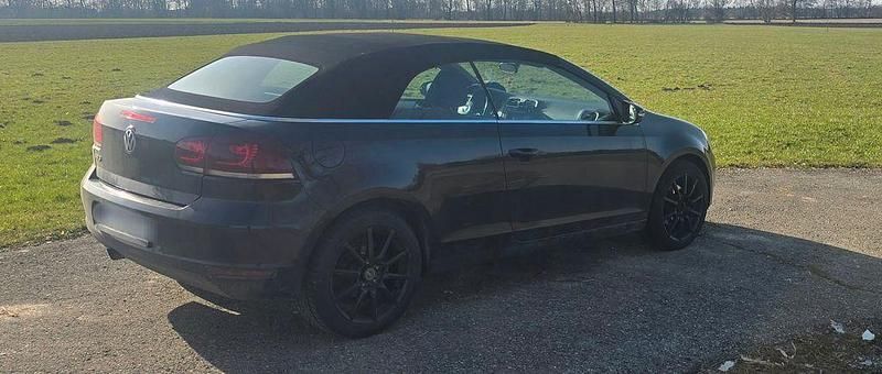 Gebraucht VW Golf Cabriolet 105 PS (77 kW) 2012 Schwarz Cabrio