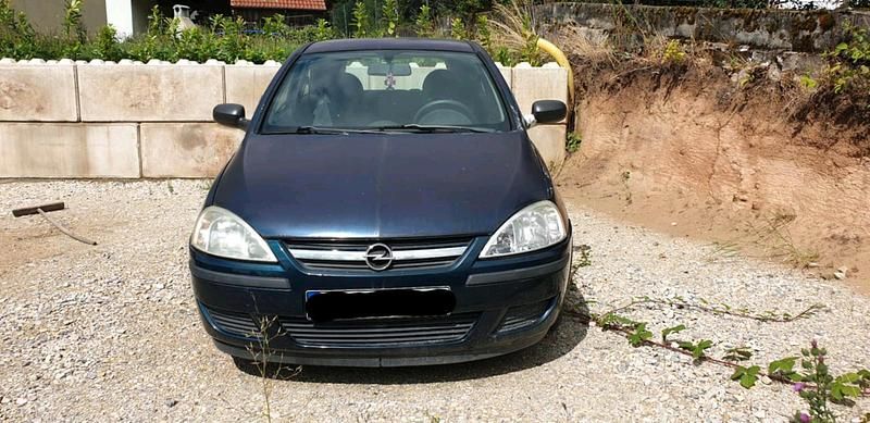 Blau Gebraucht 2004 Opel Corsa Kleinwagen | 300 € (Superpreis) - Bild 1/4