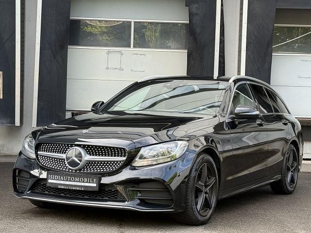 Schwarz Gebraucht 2019 Mercedes C200 AMG Kombi | 16.950 € (Guter Preis) - Bild 1/4