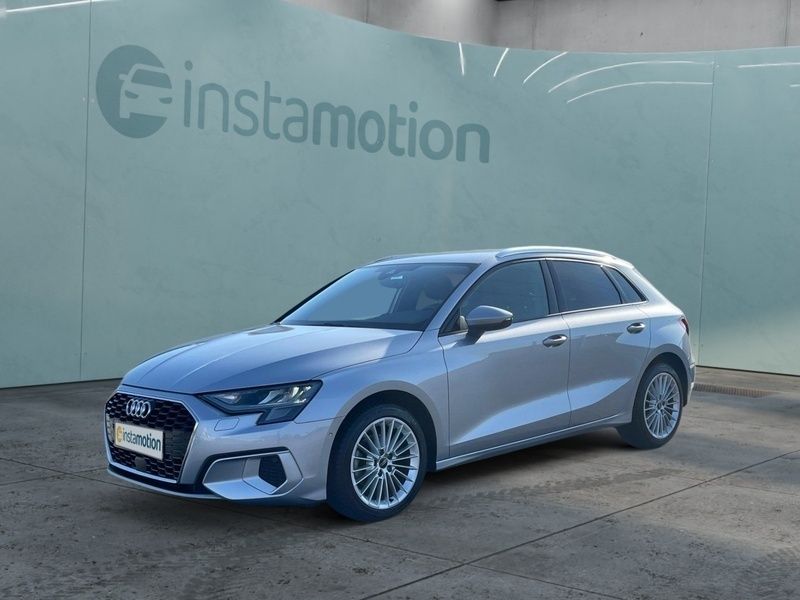 Silber Gebraucht 2023 Audi A3 Sportback Advanced Limousine | 28.695 € (Guter Preis) - Bild 1/4
