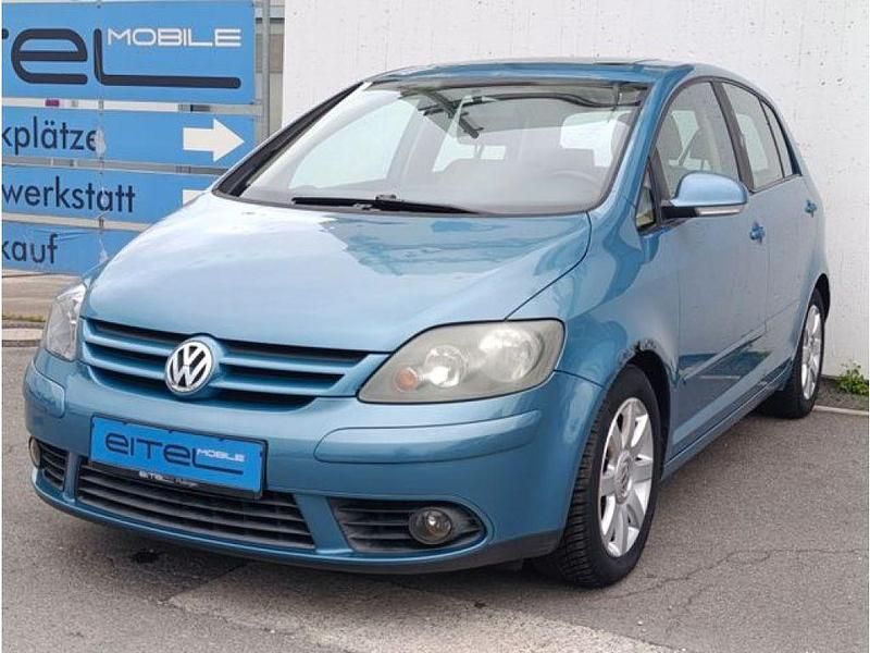 New river blue metallic (metallic) Gebraucht 2006 VW Golf Plus Cross Sportline Van / Kleinbus | 2.490 € (Superpreis) - Bild 1/4