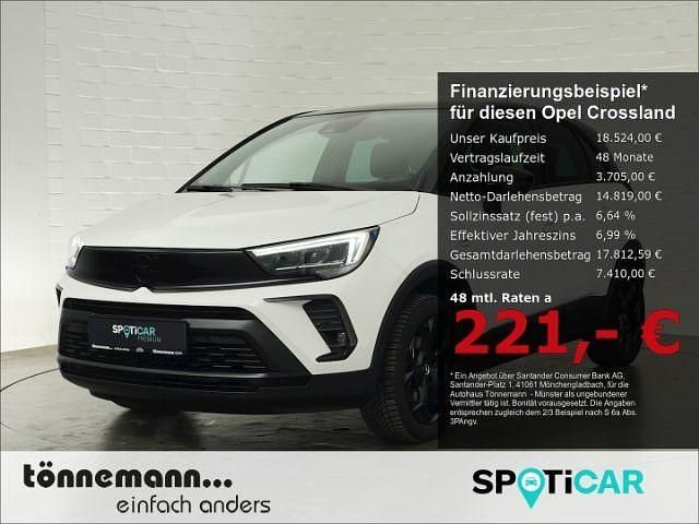 Arktis weiß Gebraucht 2024 Opel Crossland Elegance SUV | 18.524 € (Superpreis) - Bild 1/4