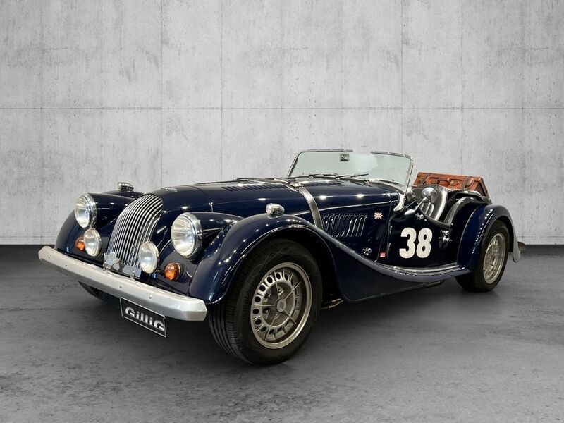 Blau Gebraucht 1989 Morgan Plus 8 Cabrio | 48.500 € - Bild 1/4