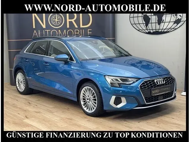 Brugt Audi A3 Advanced Plus 110 HK (80 kW) 2021 Blå Sedan