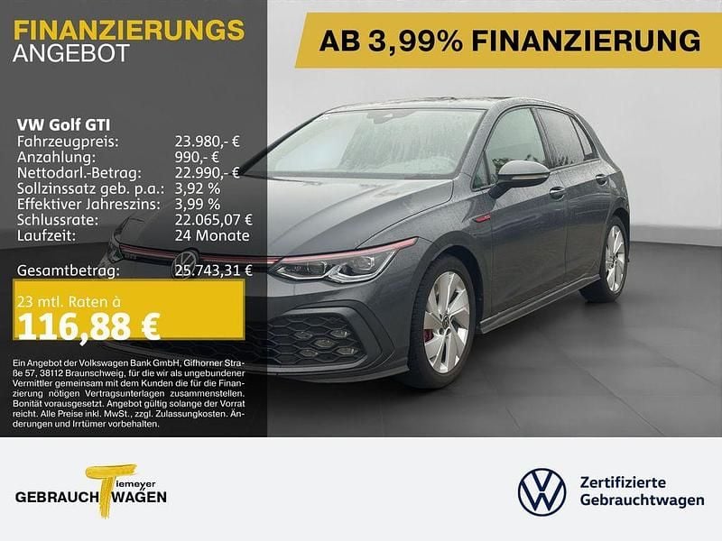 Grau Gebraucht 2022 VW Golf GTI Limousine | 23.980 € (Guter Preis) - Bild 1/4